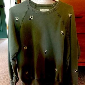 The Great daisy embroidered sweatshirt